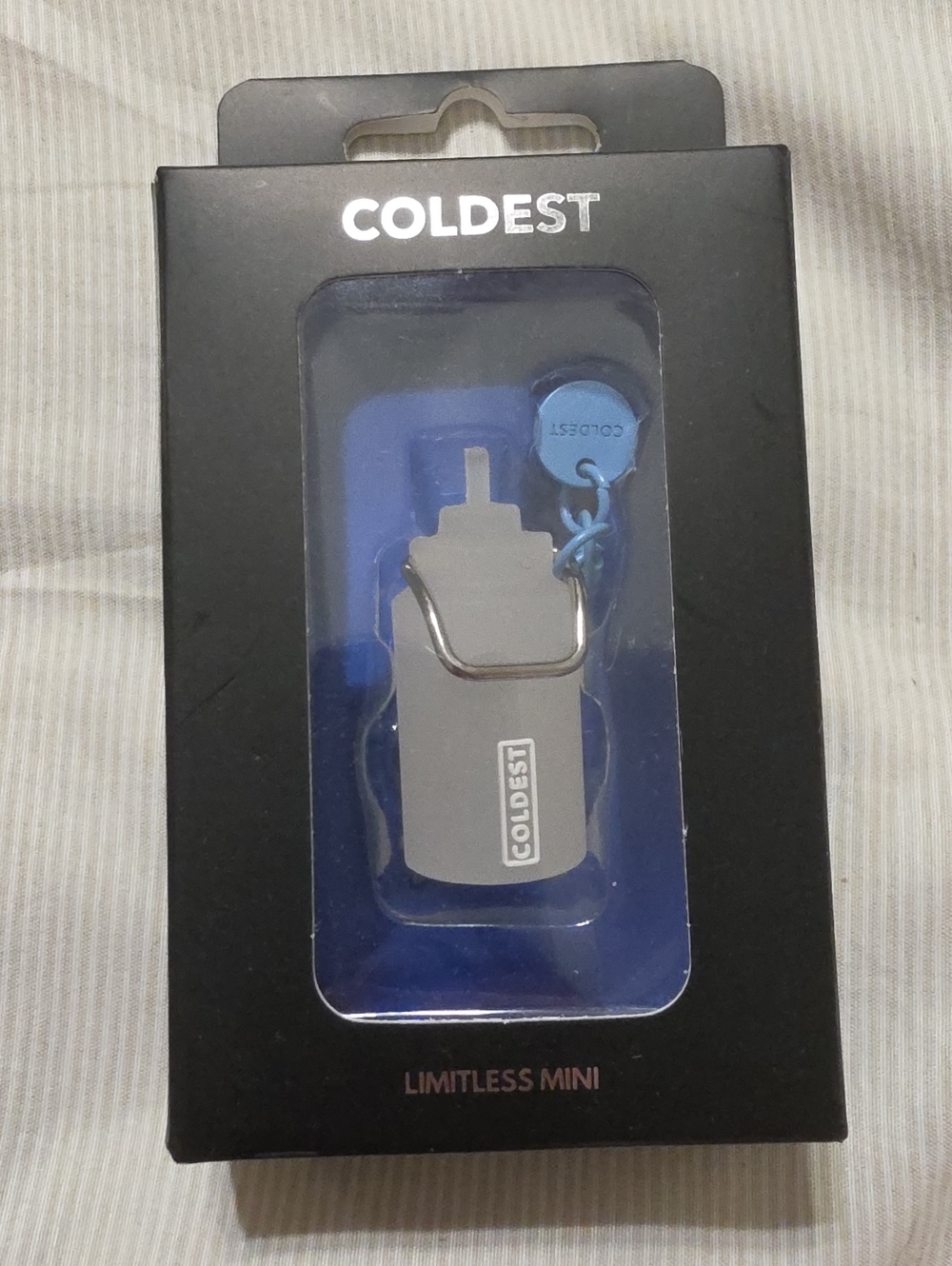 Limitless Mini Keychain Charger - Gray & Blue